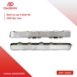 BÁNH XE CAO 4 BÁNH HỆ 80