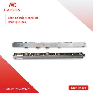 BÁNH XE THẤP 4 BÁNH HỆ 80