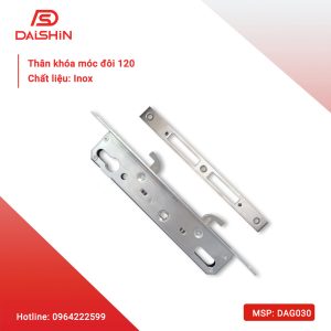 Thân khoá móc đôi 120 DAG030, và Miệng đón khóa móc đôi120 DAM05