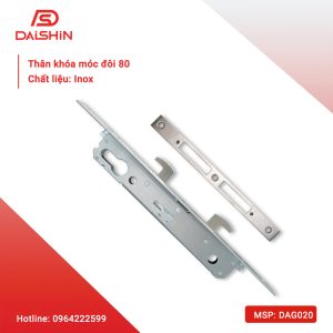 Thân khoá móc đôi 80 DAG020, và Miệng đón khóa móc đôi 80 DAM04