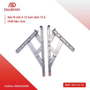 Bản lề chữ A 12 inch mở quay rãnh 13.5 - DA13.5-12