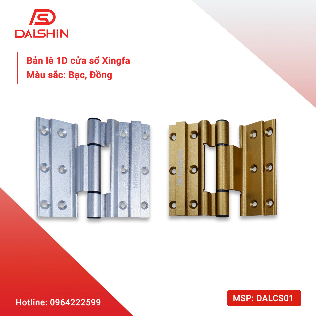Bản lề 1D cửa sổ Xingfa-DALCS01