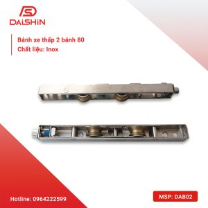 BÁNH XE THẤP 2 BÁNH HỆ 80